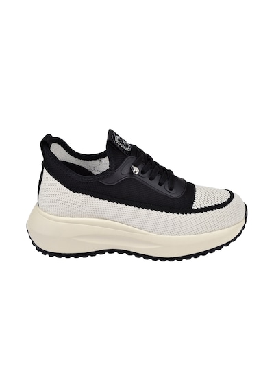 Guja Taş Detaylı Triko Kadın Spor Ayakkabı Sneaker Gj-26y3012 Siyah
