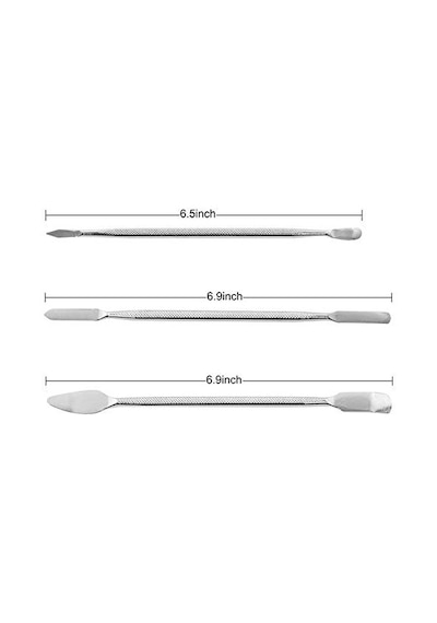 3 Adet Metal Spudger Çift Uçlu Açılan Pry Araçları, Dizüstü Bilgisayar, Tablet, İphone, İpad, Cep Telefonu Diğer Mobil Cihazlar İçin Profesyonel Kaldırıcı Açma Spudger