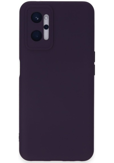 Realme 9i 4g Kılıf İçi Kadife Kaplı Nano Silikon Kapak - Mor Mor