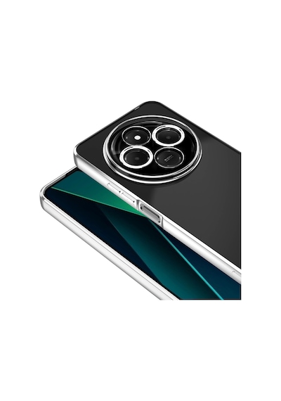 Xiaomi Redmi 14c 4g Kılıf Kamera Lens Korumalı Logo Gösteren İnce Hafif Pazarplus Derin Mor