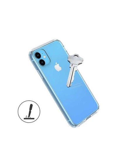 Apple Uyumlu iPhone 11 Kılıf Zore Nitro Anti Shock Silikon Renksiz