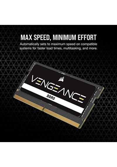 Vengeance Sodımm Ddr5 Ram 16gb 1x16gb 5600mhz Cl48 Intel Xmp Icue Uyumlu Bilgisayar Belleği - Siyah Cmsx16gx5m1a5600c4