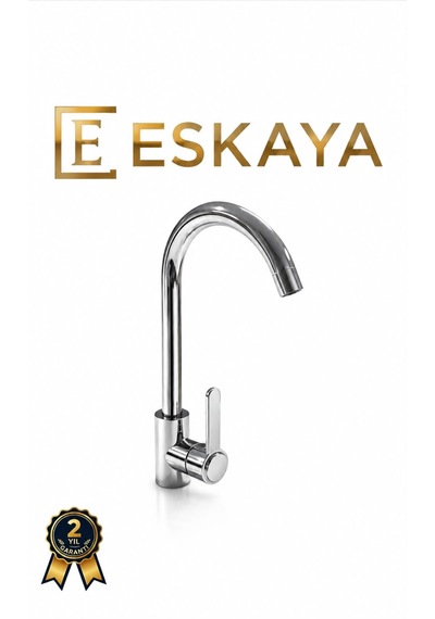 Eshome Valor Lüx Premium Mutfak Bataryası krom