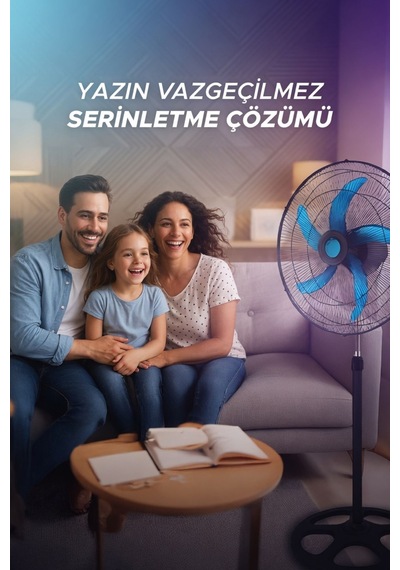 Sanayi Tip 4 Salınım Vantilatör Güçlü 18" 80w Güçlü Performansı Ve Dayanıklı Yapı Serinletici Fan Sanayi Tip 4 Salınım Vantilatör Güçlü 18" 80w Güçlü Performansı Ve Dayanıklı Yapı Serinletici Fan