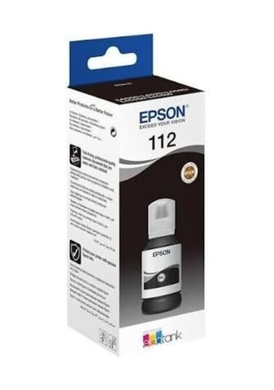 Epson T112 Siyah Mürekkep Şişe C13t06c14a Diğer