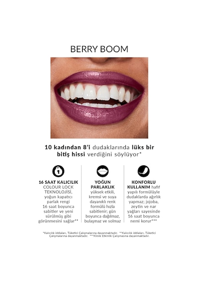 Power Stay Kremsi Vinyl Likit Ruj - Berry Boom 0
