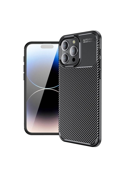 Apple Uyumlu iPhone 15 Pro Kılıf Zore Negro Silikon Kapak Siyah