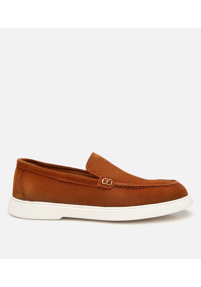 Hotiç Erkek Süet Deri Bej Günlük Loafer