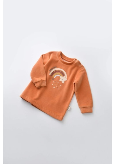 BabyCosy Star Kadife Pantolon Ve Uzun Kollu Gömlek Takım 001