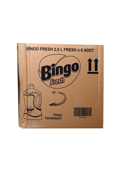 Bingo Fresh Masal Yüzey Temizleyici 2,5 Lt 12'li Paket 12'li Set