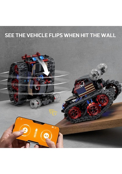 Sillbird Technic 4'ü 1 Arada Uzaktan Kumandalı Ve Programlanabilir Robot Seti, 631 Parça Parçalı Setler