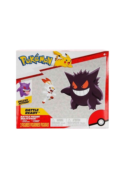 Pok Pkw2548 Pokemon Battle 2li Figür - Gengar Scorbunny