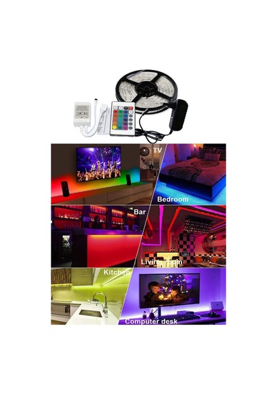 Led Animasyonlu Tak Çalıştır Kumandalı Trafolu Rgb Şerit Işık Ayd (531926621) Led Animasyonlu Tak Çalıştır Kumandalı Trafolu Rgb Şerit Işık Ayd (531926621)