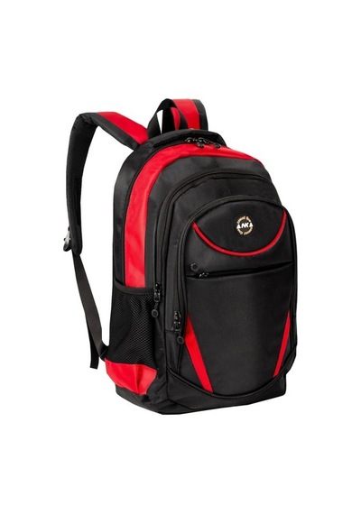 Barcelona K21 Nk Unisex Okul Sırt Çantası 15' Laptop Bölmeli 1900 Denye Kalın Kumaş Çanta Siyah