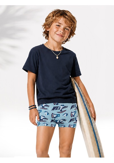 Denokids Shark Erkek Çocuk Şort Mayo