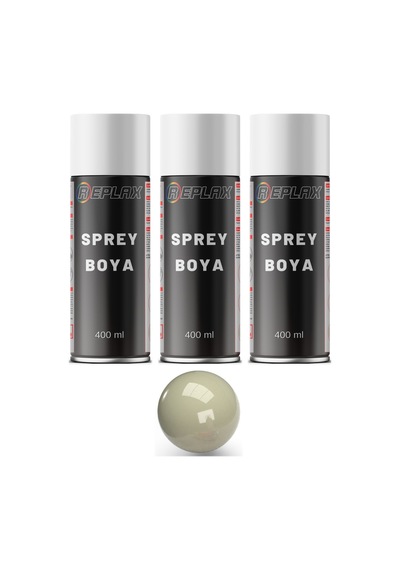 3 Adet Ral 7032 Çakıl Gri Sprey Boya 400 Ml.