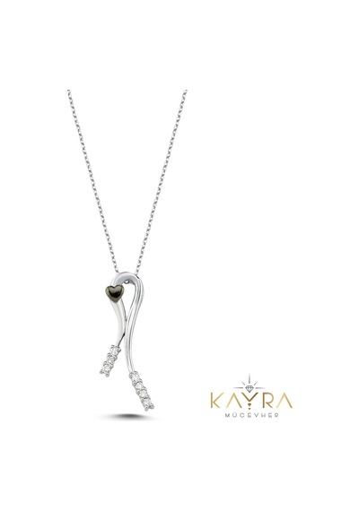 Lades Pırlanta Taşlı Kolye Pk03