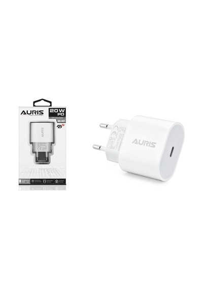 Auris Pd 20W Usb-C Şarj Aleti Başlığı Adaptörü