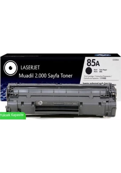 Hp 85A Yüksek Kapsiteli 2.000 Sayfa / Ce285A Uyumlu Toner