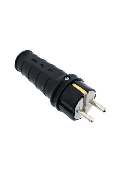 Topraklı Fiş Kauçuk 1x16a