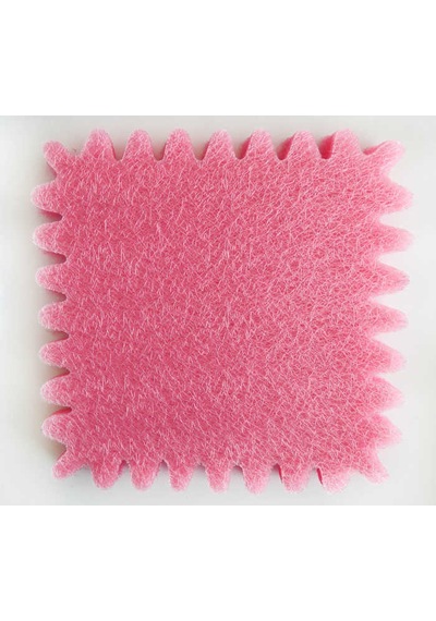 ORGANZE FİLELİ KARE TÜL PEMBE 24 CM PK:100