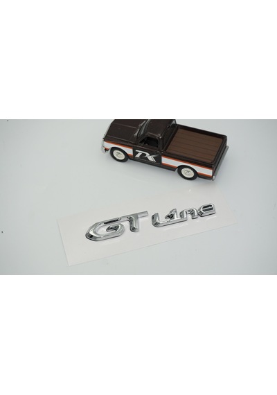 Dk Tuning Gt Line Bagaj Krom Metal Yazı Logo Arma Peugeot İle Uyumlu Bagaj Arma