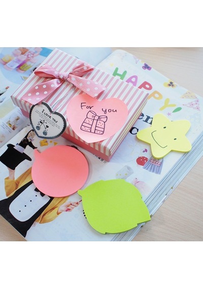 Stick'n 21180 Yapışkanlı Yaprak Not Kağıdı 70x70 50 Yaprak Yeşil