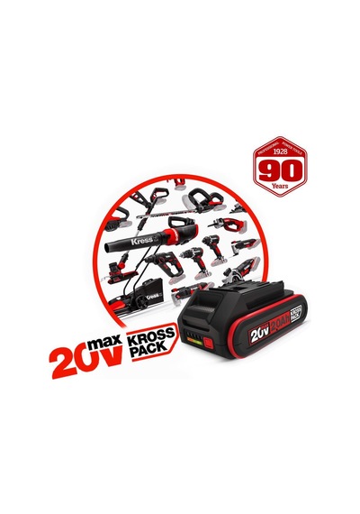 Kress Kab21 20volt 4.0ah. Li-ion Kross Pack Profesyonel Yedek Akü