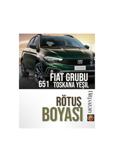 Ayrex Flea Market Fiat Toskana Yeşil Rötuş Boyası, 651ibt