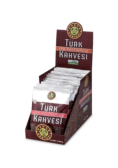Kahve Dünyası Çok Kavrulmuş Türk Kahvesi 12 x 100 G