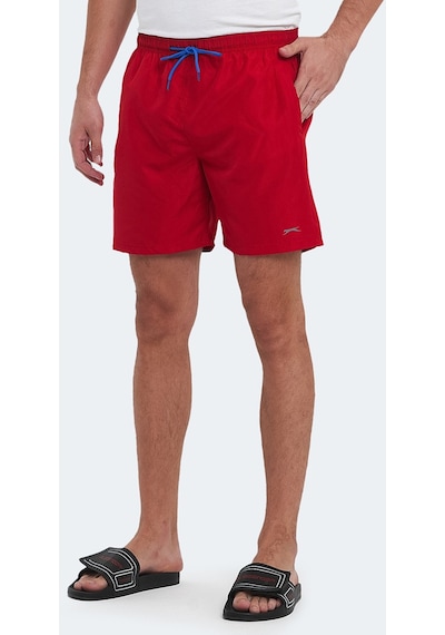 Slazenger RENO Erkek Cepli Deniz Şortu Kırmızı Mayo