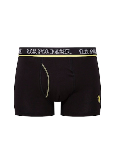 U.s. Polo Assn. Erkek Antrasit - Saks - Siyah 3 Lü Boxer Antrasit - Saks - Siyah