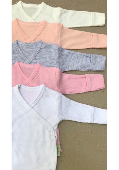 Özdemirli Bebe Özdemirlitekstil Bebelino Çıtçıtlı Badi Kruvaze (5 Li Paket) (456375770) Çok Renkli