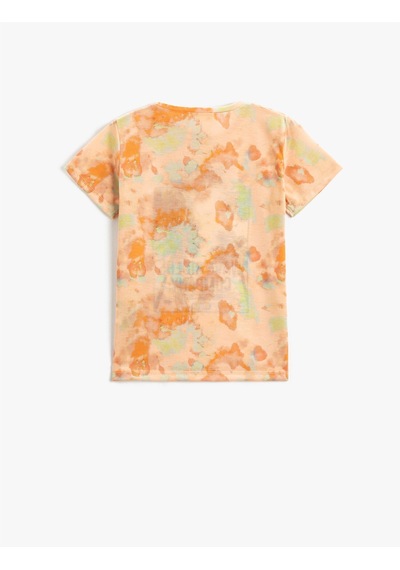Koton Batik Desenli Kısa Kollu Tişört Pamuklu Siyah Desenli 2skb10660tk 2SKB10660TK9D9 Siyah
