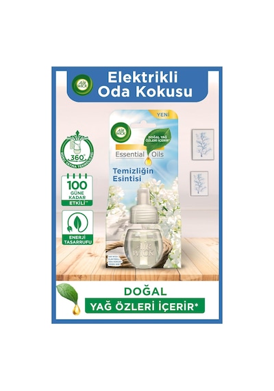 Air Wick Elektrikli Oda Kokusu Yedek Şişe Temizliğin Esintisi
