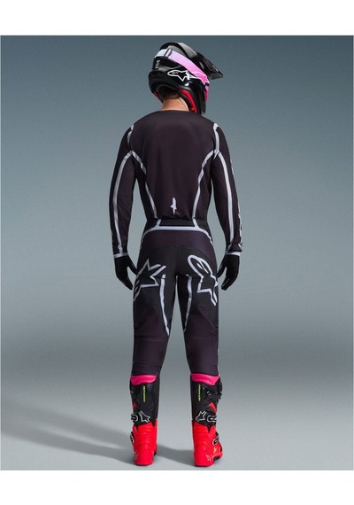 Alpinestars Fluid Apex Off-road Motosiklet Jerseyi Siyah Gri