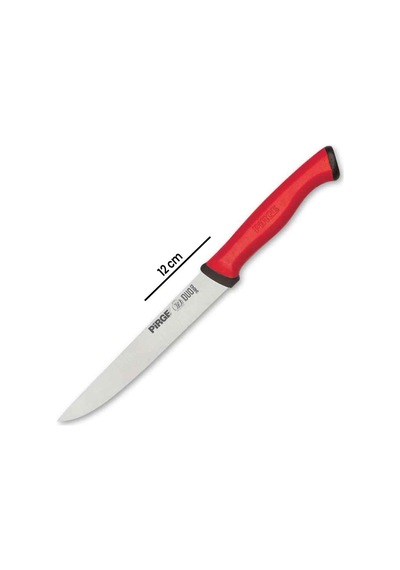 Pirgee Duo Sebze Bıçağı - Kırmızı/12 Cm Çok Renkli
