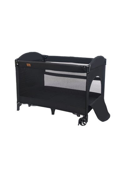 Mamma Ultimate Anne Yanı Organizerli Dönenceli Park Yatak Beşik 70 X 110 Cm. Siyah