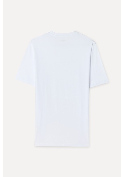 Mudo Erkek Erkek Beyaz Bisiklet Yaka T-shirt 1272574