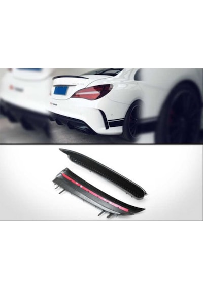 Mercedes W117 İçin Uyumlu Cla 45 2013-2018 Arka Tampon Vent