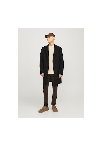 Jack & Jones Jjeharrıson Yün Palto 12263845 Siyah