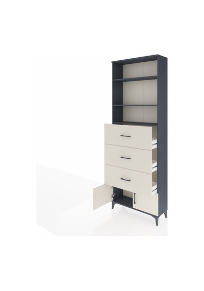 Arges Dolap 3 Raflı 3 Çekmeceli 2 Kapaklı 88x30x243 Antrasit-... Antrasit Arges Dolap 3 Raflı 3 Çekmeceli 2 Kapaklı 88x30x243 Antrasit-... Antrasit