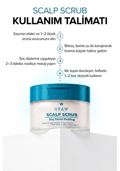Saç Derisi Peelingi Arındırıcı & Dengeleyici Hair Scrub 200 Ml 2 Li Set Tüm Saç Tipleri