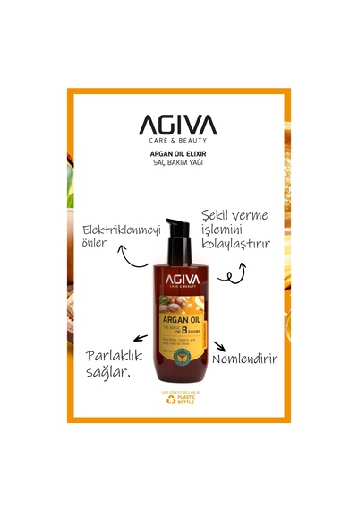 Argan İçerikli Saç Bakım Yağı-100ml