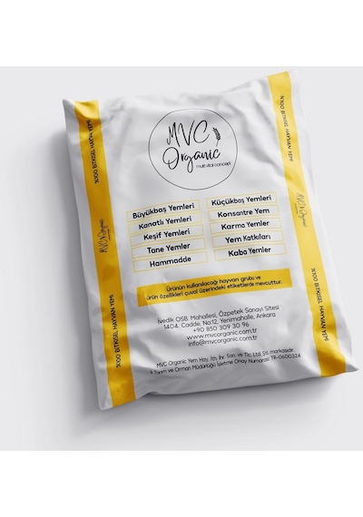 Mvc Organic Gezen Tavuk Yumurta Verimi Arttıran Yumurta Yemi 20KG