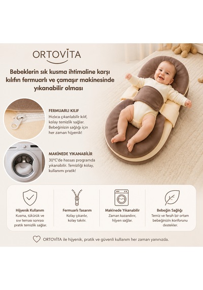 Yeni Nesil Visco Ortopedik Ergonomik Anne Yanı Ve Standart Eğilimli Yatak 35 41 19