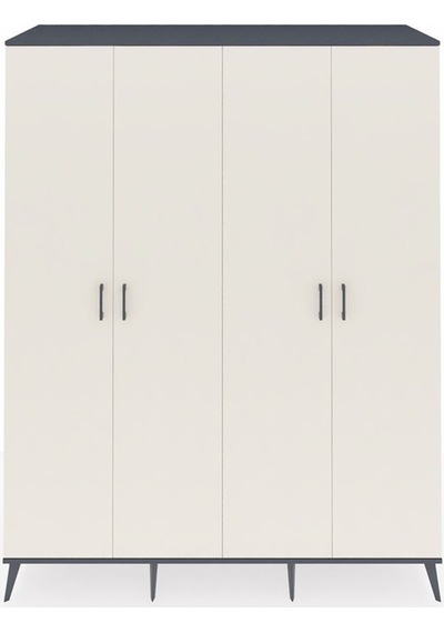 Kronos Gardrop 4 Raflı 4 Kapaklı 4 Askılı 176x59x221 Antrasit-aytaşı/çam Aytaşı/çam Kronos Gardrop 4 Raflı 4 Kapaklı 4 Askılı 176x59x221 Antrasit-aytaşı/çam Aytaşı/çam