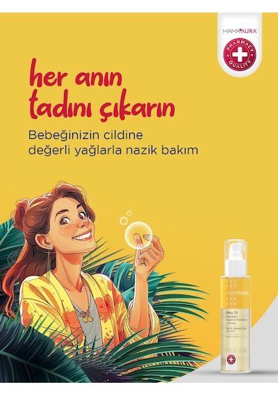 Mamaaura Bebek Bakım Yağı - Baby Oil 150 Ml