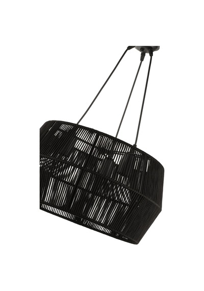 Begüsa Modeno 3.lü Avize Siyah 45 Cm