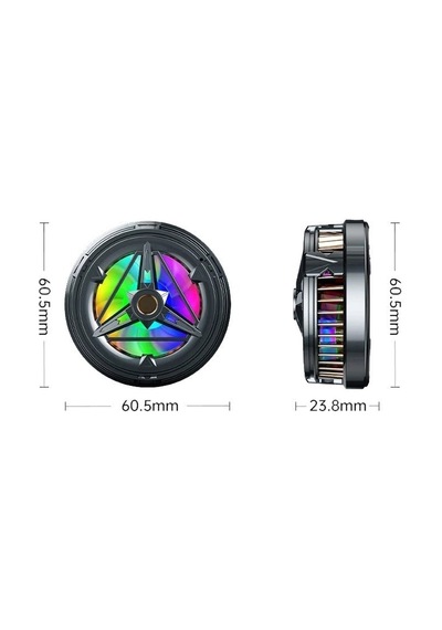 Hadron Hdx4371 Radyatörlü Magsafe Rgb Ledli Telefon Soğutucu Fan